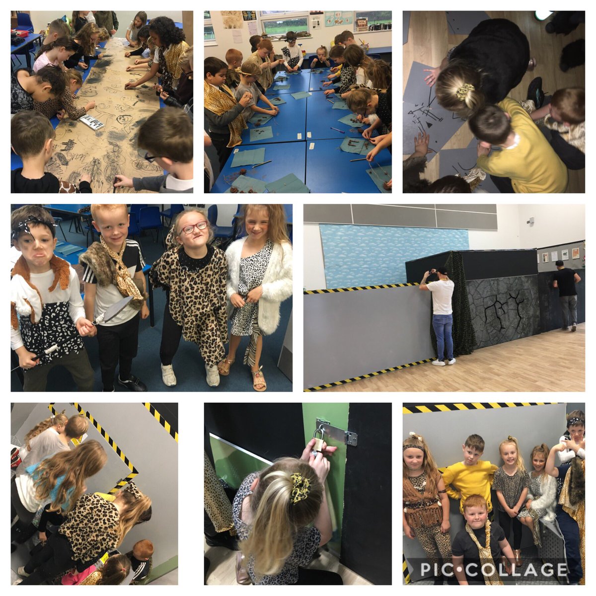 ltw_lauren's tweet photo. What a fun day we had yesterday! Thank you so much @clevercogsMCR for your visit! The children and grown ups loved all of the activities, especially the Time travel break out rooms! We even made our own Stone Age necklaces and cave art! Great team work everyone! #StoneAge https://t.co/ioPi56uWLC