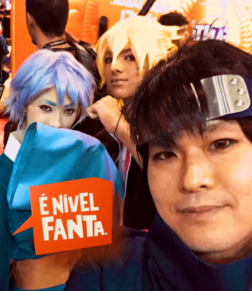 fanta_br's tweet photo. Quatro otakus se olhando!!! Kkk #FantaNaBGS @BrasilGameShow https://t.co/rVIknRhSE2