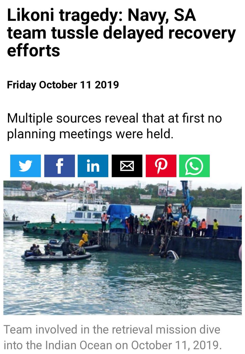 solo_ambuku's tweet photo. 13-day #RecoveryInTheDeep operation to retrieve bodies of a woman and her daughter whose car slipped off the ramp of @FerryKenya was not rosy. Interviews with #LikoniFerryTragedy team revealed intrigue and friction, which were blamed for the delays. - @dailynation. #OkoaMombasa https://t.co/ePgoqSXYq2