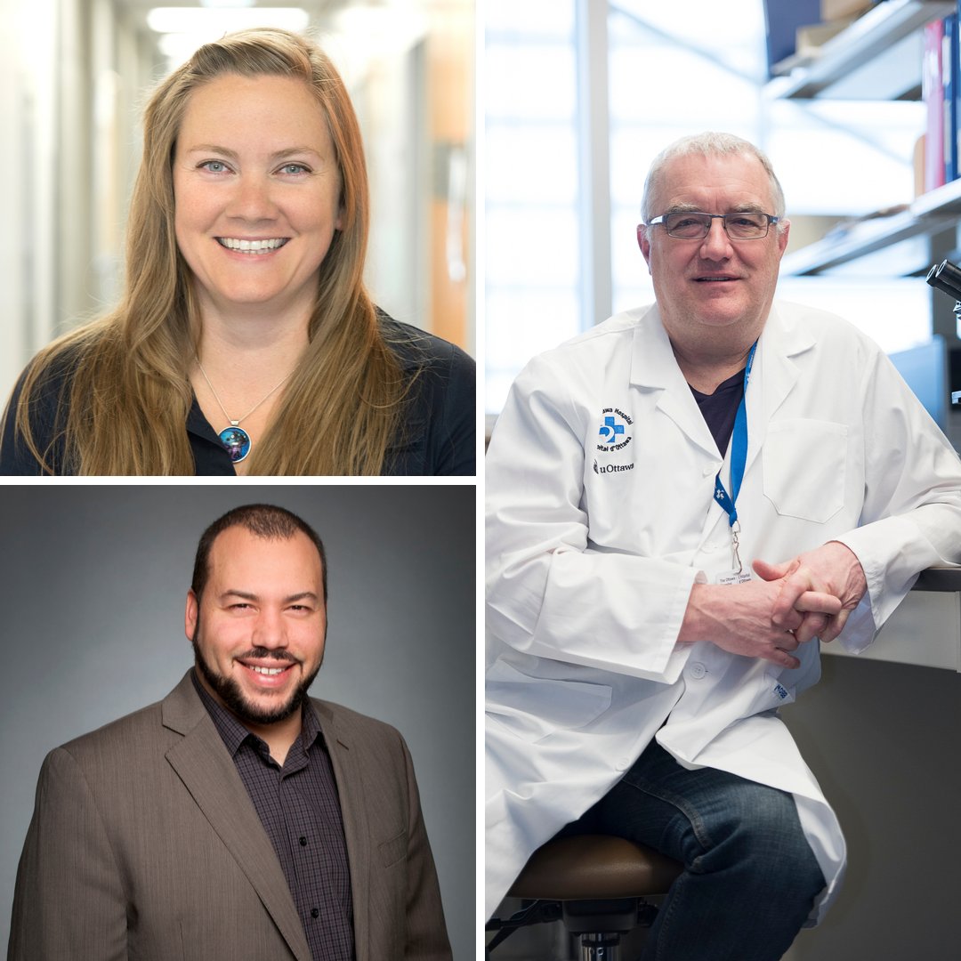 Breast cancer research discovery: Drs Marie-Claude Bourgeois-Daigneault, Jean-Simon Diallo and John Bell discovered a new triple combination treatment could help improve the outcomes for people with triple negative breast cancer.