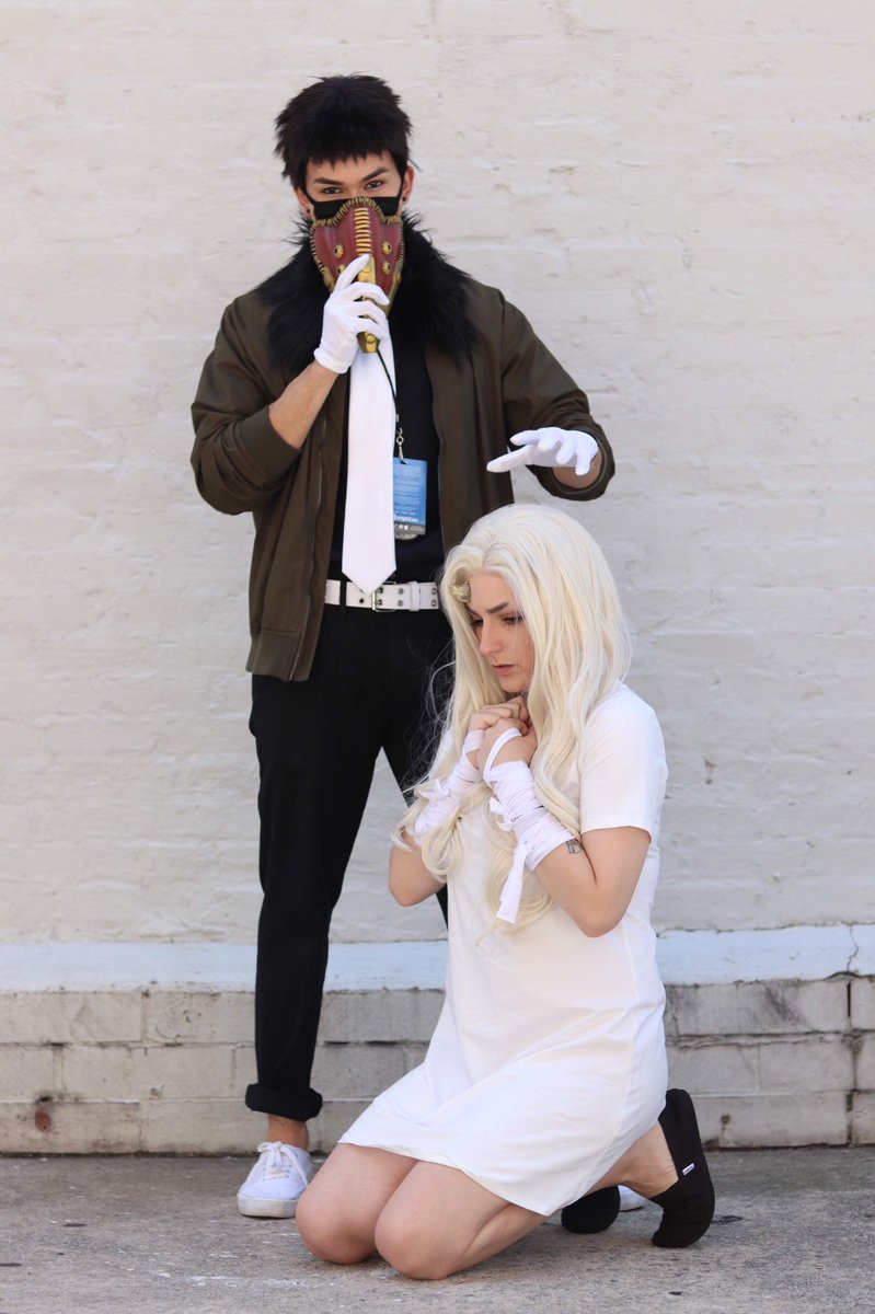 phfold's tweet photo. BNHA SEASON FOUR TODAY WHO’S EXCITED ??? here’s some eri &amp; overhaul photos from momocon bc i can’t wait to see more of them finally animated !!
overhaul: @/civsti
📷: @mollyfrancos https://t.co/vyHr3smqde