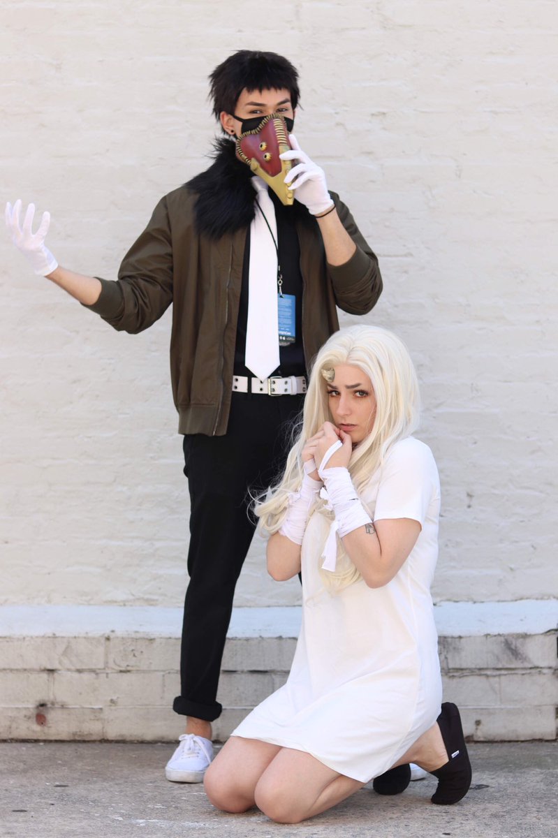 phfold's tweet photo. BNHA SEASON FOUR TODAY WHO’S EXCITED ??? here’s some eri &amp; overhaul photos from momocon bc i can’t wait to see more of them finally animated !!
overhaul: @/civsti
📷: @mollyfrancos https://t.co/vyHr3smqde