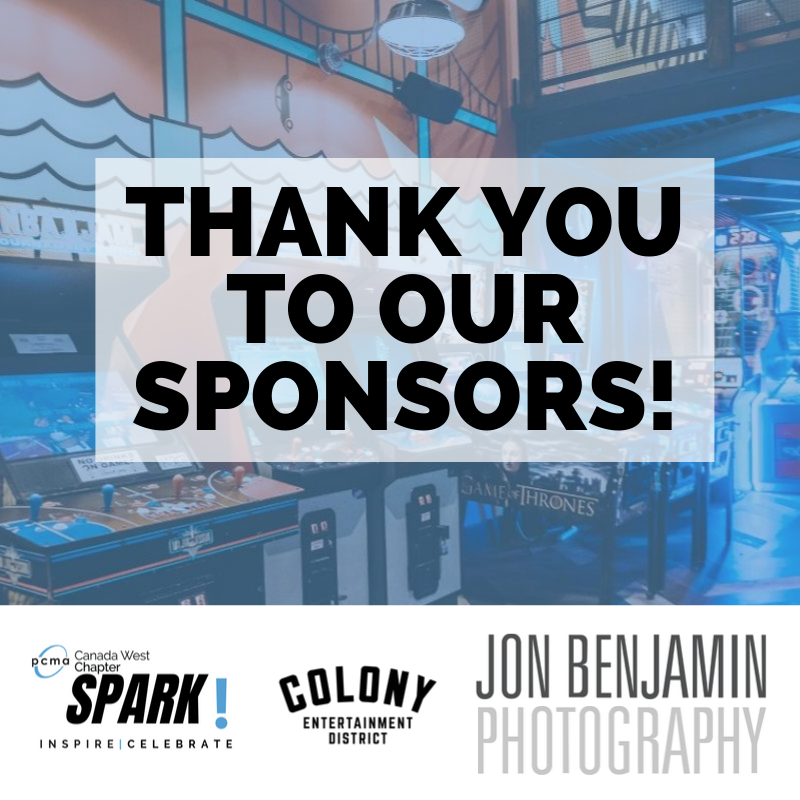 PCMACW's tweet image. Thank you to Spark! 2019 Level Up's sponsors Colony Bar &amp;amp; District and Jon Benjamin Photography! #Eventprofs #PCMACW #PCMASpark2019