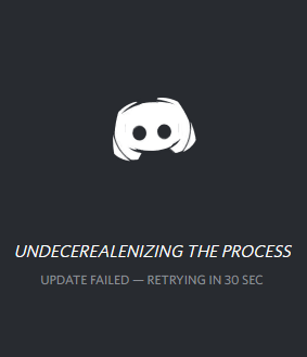 ziadaydreams's tweet photo. Is @discordapp down ? It is permanently stuck on updating https://t.co/oqFHMa0kXd