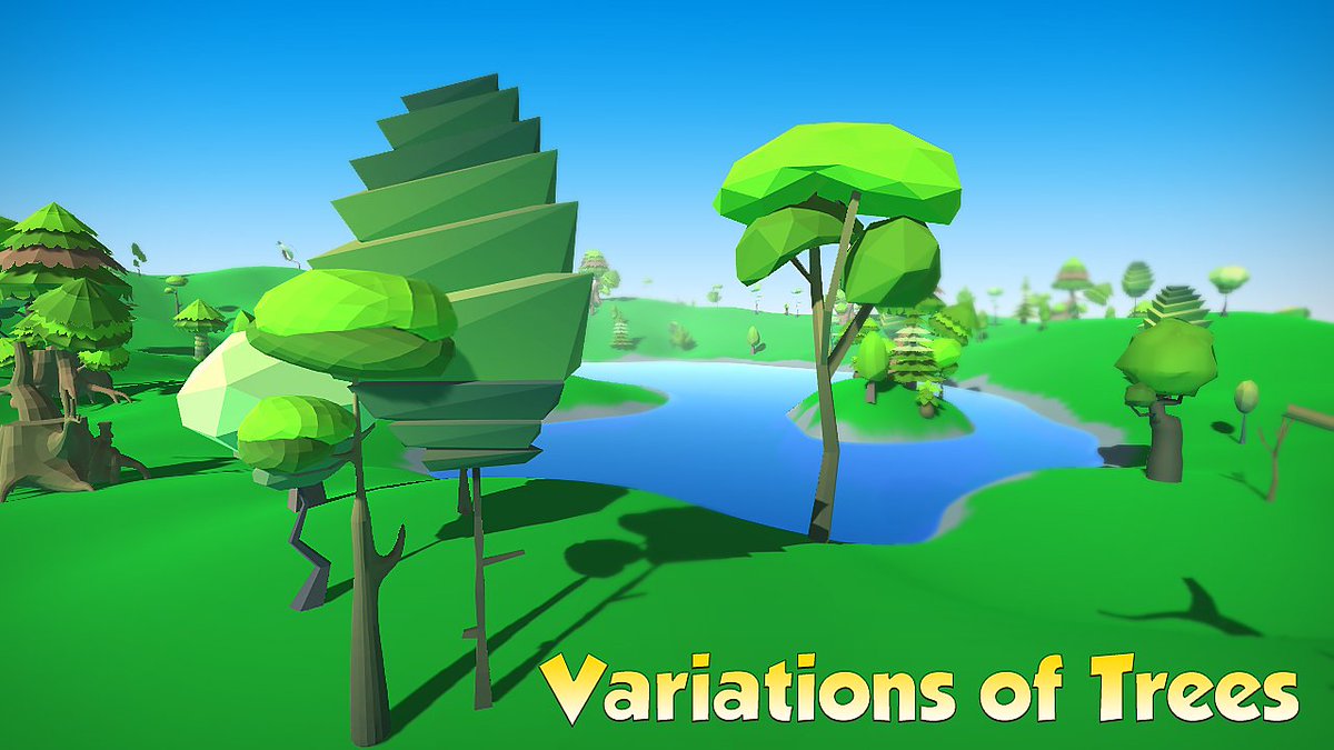 crewolves's tweet image. [3D Cartoonish #Tree Package] 22 Unique  #GAMEREADY trees...#Download package... #gamedev #GameAssetsCreation #gamedevelopment #indiedev #indie #3DModeling #madewithunity #GameDesign #gameasset #gameart #unity3d #Unity #Blender3d #lowpoly #Crewolves
[ u3d.as/YHx ]