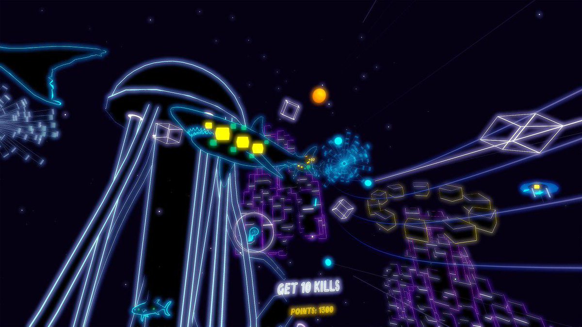 RaptorsGamesVR's tweet photo. All this time we were working on a new game!
We are glad to present you "Neon Blast VR"🔫
Is an endless shooter where you can enjoy underwater neon world.

Date of release on Oculus Store 17.09🔥

#gamedev #indiedev #games #indiegame #gameart #vr #vrgames #neon #virtualreality https://t.co/fzY9dvtLyI