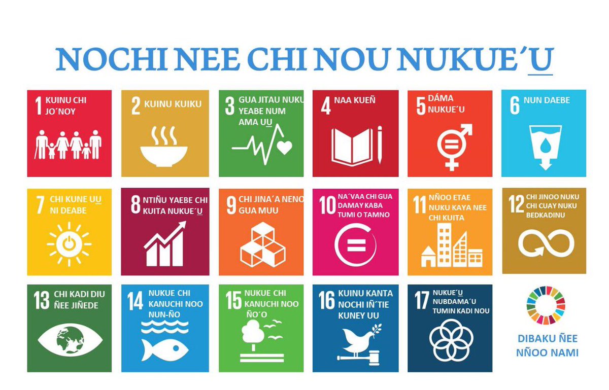 Alianza2030's tweet photo. Nuestros amigos de Oaxaca tradujeron los 17 Objetivos de Desarrollo Sostenible de la ONU a 3 lenguas originarias. Araceli Torres al Mixtecto, Noel García al Zapoteco y Donaldo Rivera al Cuicateco. #DíaDeLaRaza #Alianza2030 https://t.co/wY2nYjQt8Y
