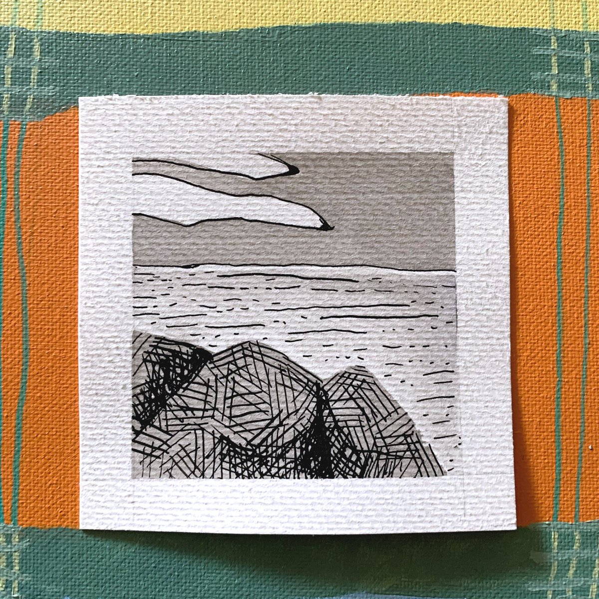 marissamakesart's tweet photo. I used some crosshatching in today’s #inktober2019. It made me think of how in art making we don’t need to always learn new tools, but instead find new ways in using those tools. 
.
.
.
#inktoberday12 #arttalk #newart https://t.co/M5JMdNBPdt