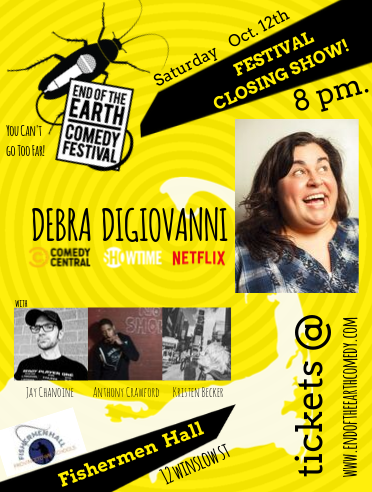 endofearthfest's tweet photo. Hard to believe our Closing Show is already here...
 
Join @DebraDiGiovanni @JayChanoine @CrawfordComedy and @beckercomedy at @FishermenHall tonight 8pm!

Tickets still avail at https://t.co/d7nWvnRjBp

#PTown #PTownEvents #PTownLive #CapeCod #CapeCodEvents #Provincetown #TruroMA https://t.co/ZlUgVnuitU