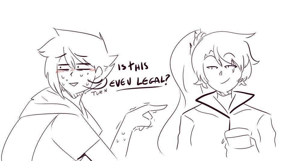 ❝Soooo, I ask how emerald semblance worked and let's just say that I hope Weiss didn't see..❞

Ruby face was flushed tremendously from embarrassment as she sits down hiding her face in the hood of her cloak.