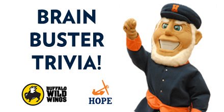 HopeAthletics's tweet photo. #BWWBrainBuster Which Hope football player was named MIAA Defensive Player of the Week on Monday? Reply with your answer to @HopeAthletics and the hashtag BWWBrainBuster before halftime for you chance to win a @BWWings gift certificate. https://t.co/3RySekGQBj