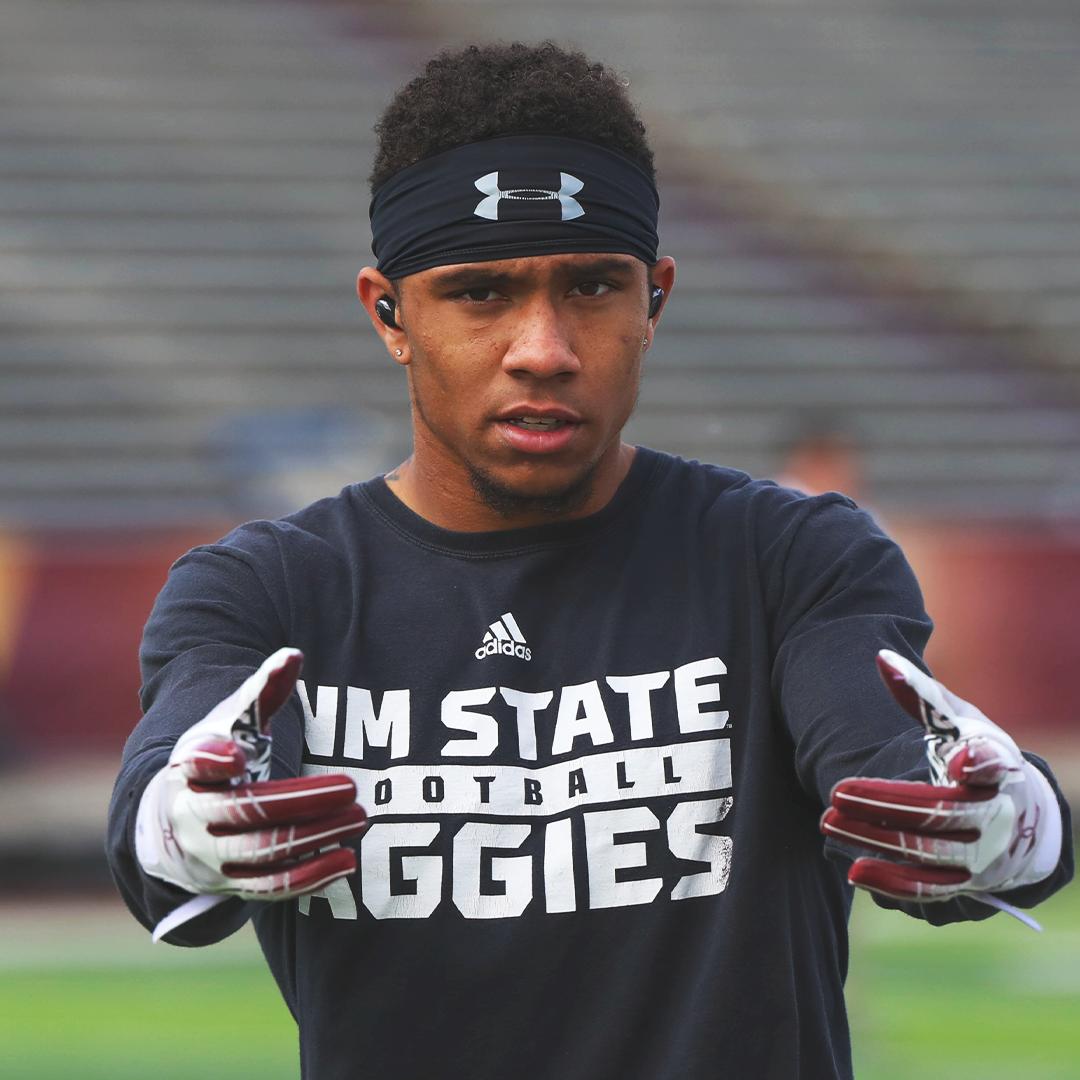NMStateFootball's tweet photo. Feel good, play good.

#AggieUp https://t.co/Me5BqOEYFM