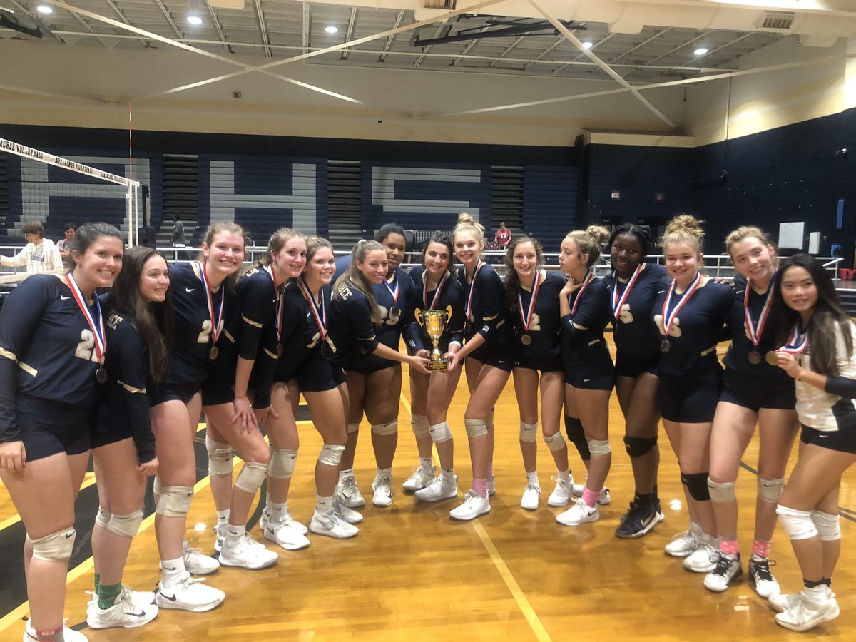 REGION CHAMPS!!! 
After losing to Gainesville in the first game (25-16; 15-25; 11-15) the team played Habersham, beating them (25-17; 25-23) to make it to the championship game ended up being a rematch against Gainesville, best of 5. (23-25;33-31;25-18;25-23)
Way to go girls!!