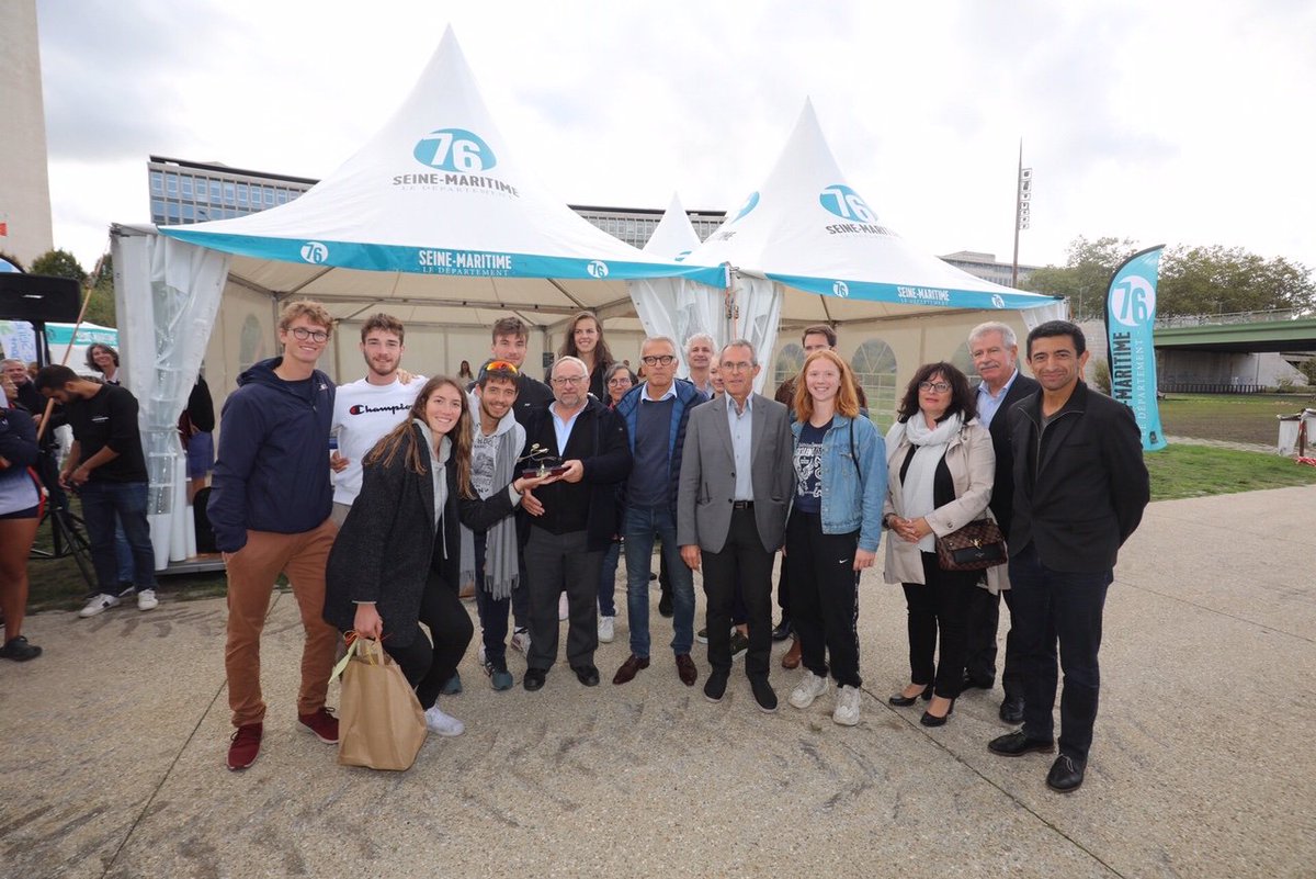 seinemaritime's tweet photo. #SPORT Retour sur #défiseine, grande course d'aviron organisée par le @AvironCnarouen et cette année dans le cadre de l’ #AxeSeine, une course interdépartementale était au programme ! https://t.co/GK9IxxlYGl