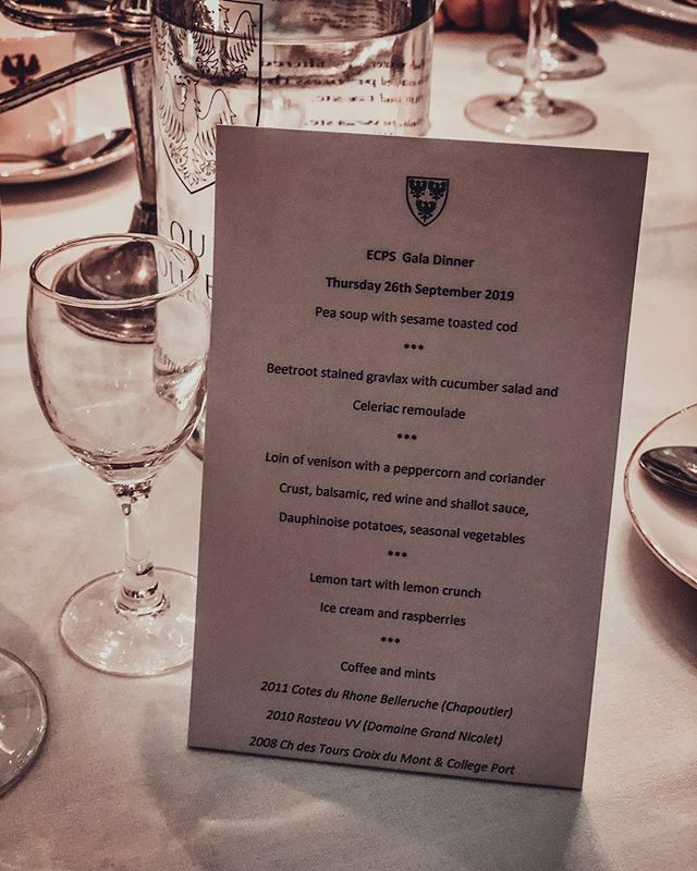 ecps2019's tweet photo. #ecps19 Course Dinner Day 2 #menu #foodporn https://t.co/9CXDboBfgt https://t.co/oDqGHOxuFl