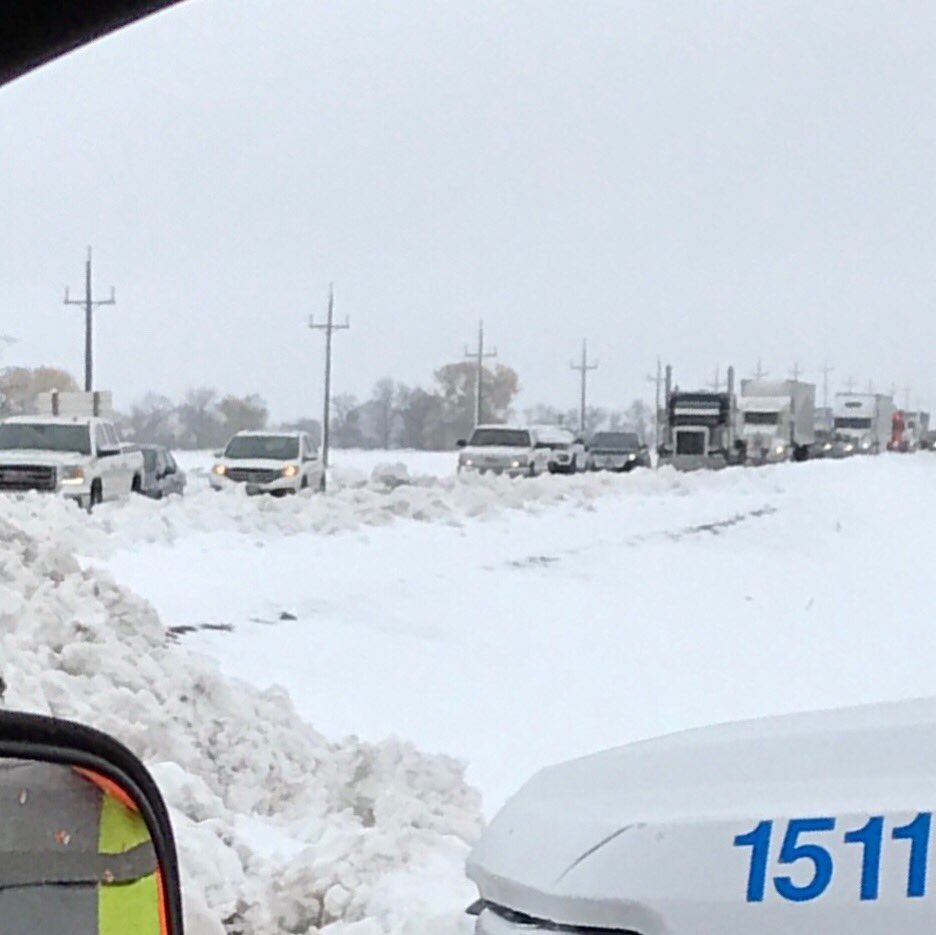 Our crews are having trouble travelling in severely affected areas due to traffic backups. If you can avoid unnecessary travel near Portage, Morden and Carman, it would be a great help to our crews.