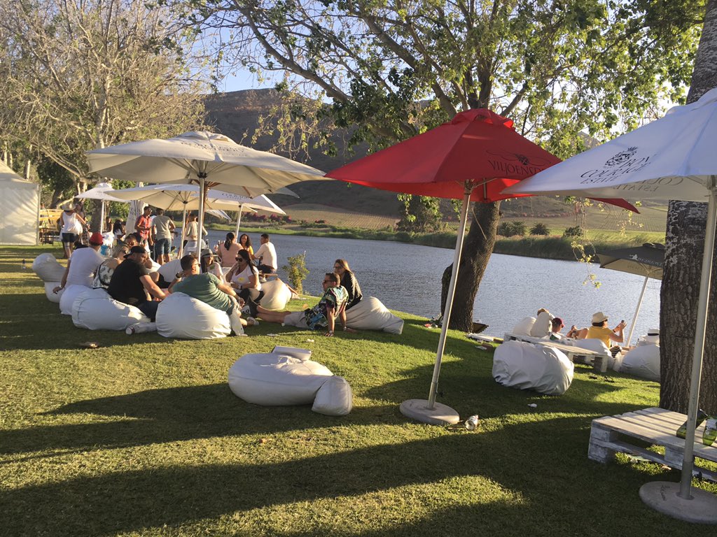 Great vibe #WineontheRiverSA <a href="/discoverctwc/">Discover WesternCape</a> #winetasting