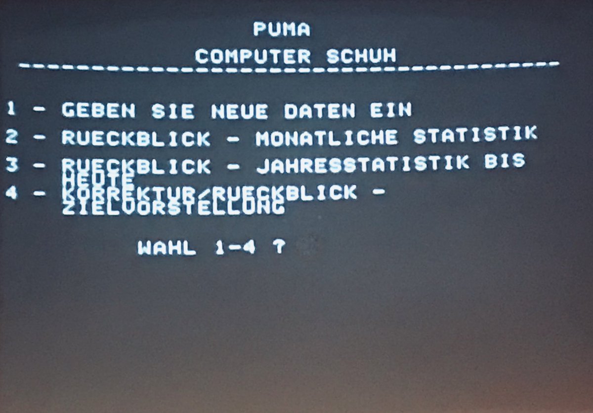 When #Puma created the first sport shoe with #sensors. You could download your #personaldata on a #Commodore64 !
#quantifieldself #DesForm19 <a href="/MIT/">Massachusetts Institute of Technology (MIT)</a>