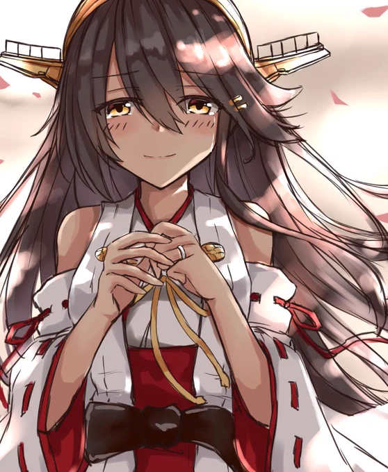 榛名を描き描きしてましたん 
