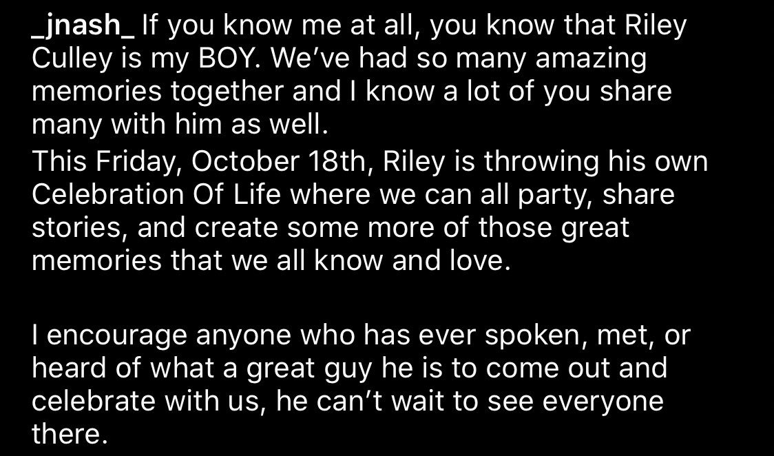 _JNash_'s tweet photo. !!!!!!!Please Retweet!!!!!!

Riley wants as many people as possible to come celebrate with us https://t.co/0r4PK6U1Ne