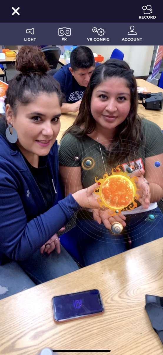 We couldn’t forget about Merge! Thank you for being a sponsor for Edcamp RGVSylvan. #mergecube #edcamprgvsylvan  <a href="/MergeVR/">Merge</a> <a href="/mergeedu/">#MergeEDU</a> #universeinourhand