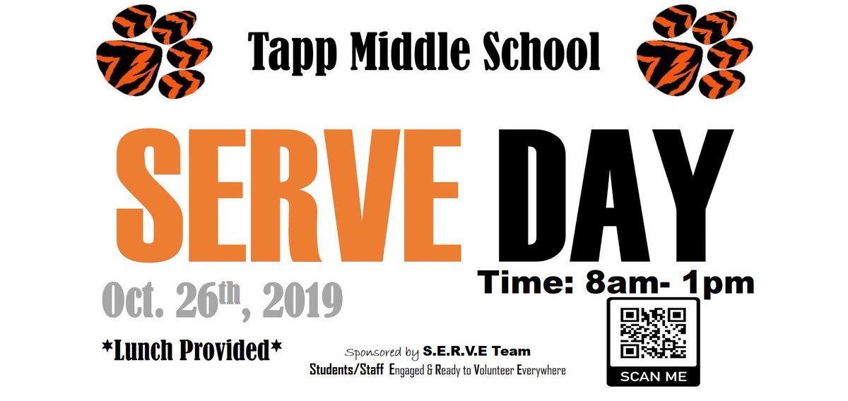 TD2_3_93's tweet photo. Please join us for our SERVE and PURGE Day ⁦@tapn2Tapp⁩. #makethewallchallenge https://t.co/oaDWJFd83t