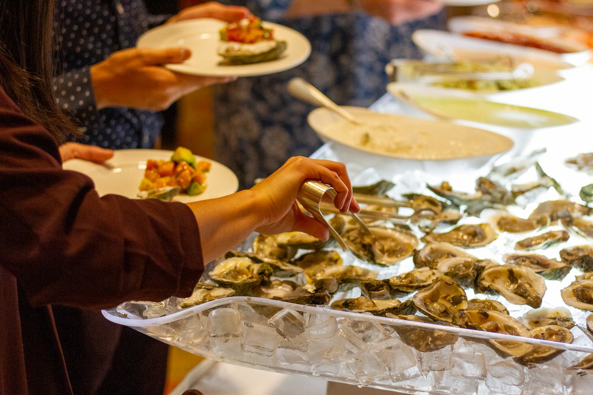 nicholasandco's tweet photo. It's official - Kouzina Cabaret is in full swing! Stop by the Little America Hotel from now until 8PM to eat, drink and have a roaring time. #nicholasandco #event #food #utah #slc https://t.co/QlxajiZotl