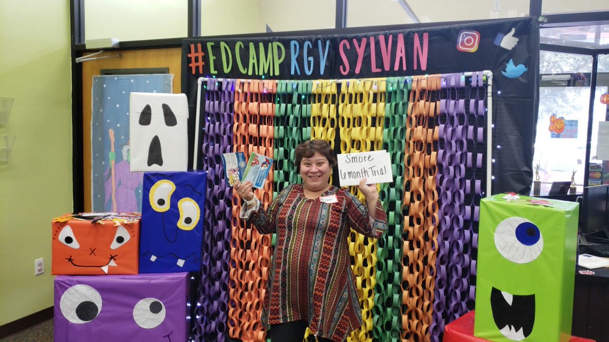 EdcampRGVSylvan's tweet photo. @SmorePages  @edutopia @iknowit_com @SuperTeacherWks  these educators want to thank you for these amazing gifts. They are so excited to implement them in their classroom. #edcamprgvsylvan #teachersareexcited https://t.co/xggP04SnFP