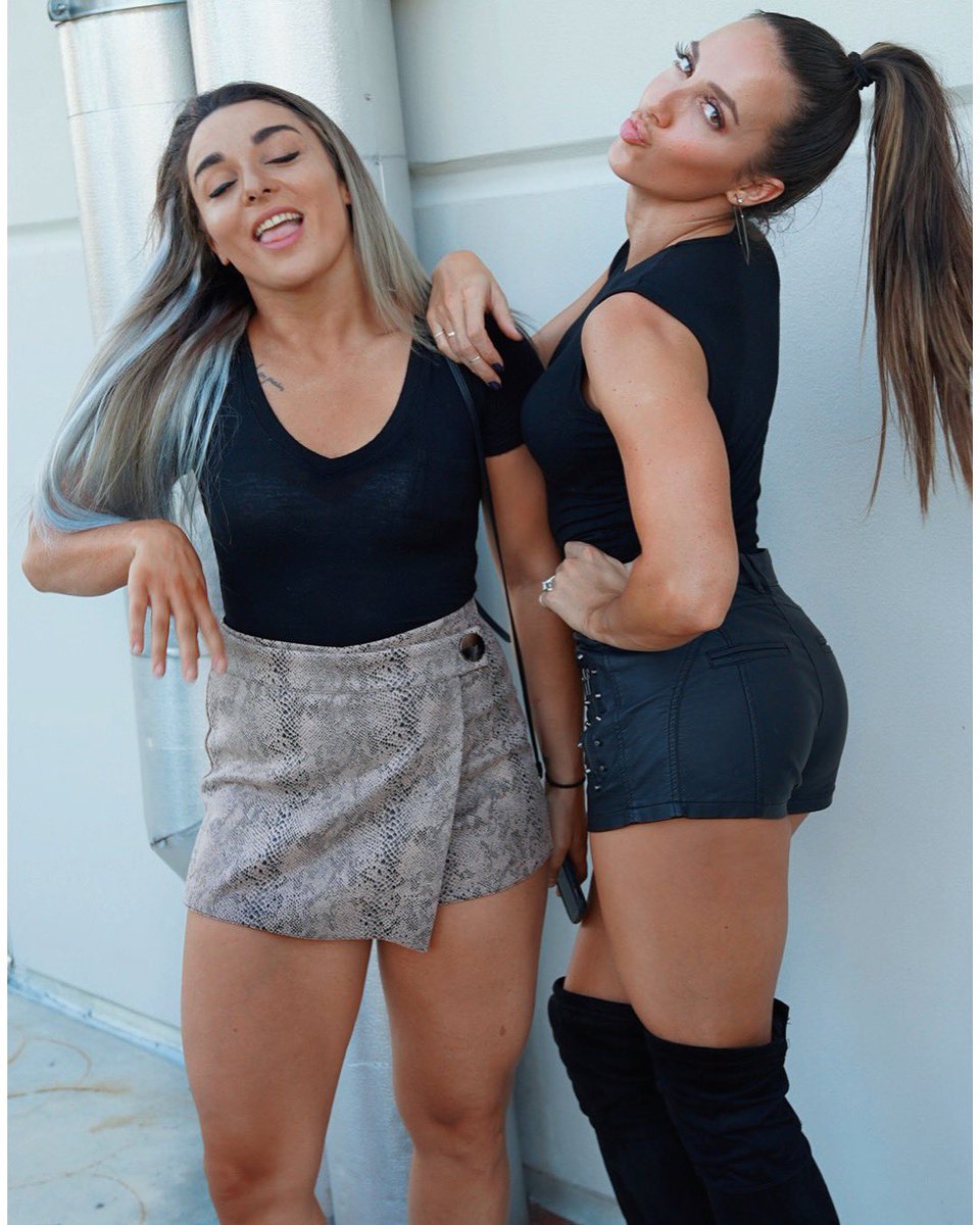 wrestlers by day, supermodels by night. Clearly.