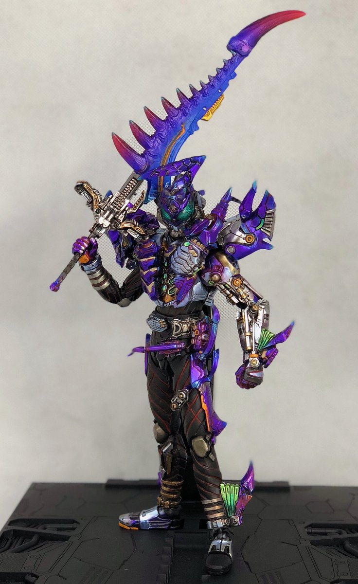 Swxfayqs 假面骑士剑蝎 超越形态 仮面ライダーサソード ハイパーフォーム Masked Rider Sasword Hyper Form Sic Sic改造 穆尼灰的作品 ニチアサフィギュア改造部