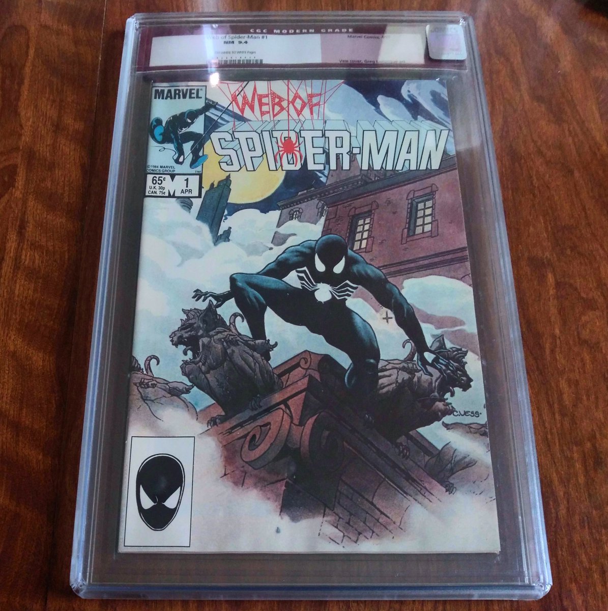nexrecro's tweet photo. For #Slabuday I have this old school #CGC 9.4 Web of #Spiderman #1 by @Marvel. I won this on auction with a Marvel Select figure and resold the figure for the price I paid for the lot, making this essentially free! #Comics #Comicbooks #Marvel https://t.co/Qx0wFIqjG9