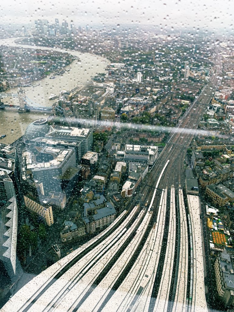 cjalexander's tweet photo. Views from the tallest building in UK The Shard. 95 storey (309m) skyscraper with great #ShardViews despite visiting in London’s wettest month! https://t.co/aCoyfEMHSV