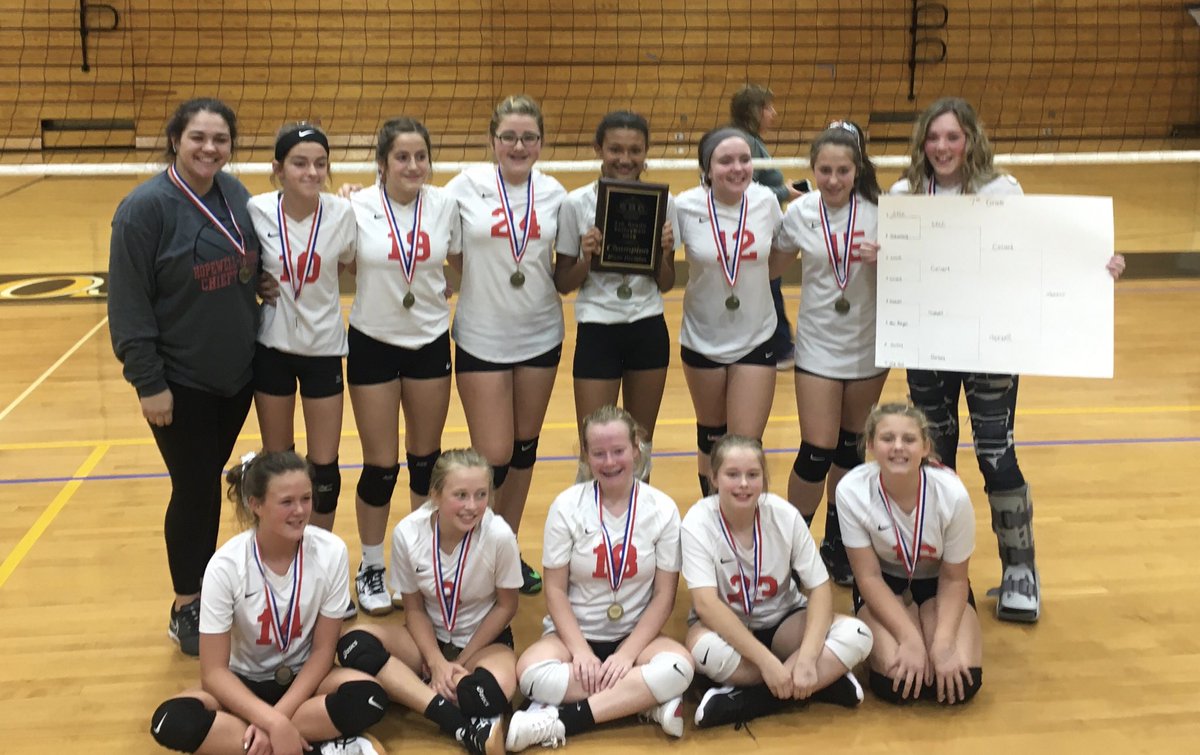 Congrats to 7th Grade VB!  SBC Tourney Champs! ⁦<a href="/CoachCodge/">HL Athletics</a>⁩ ⁦<a href="/hlpride/">Keep HL Pride Alive</a>⁩