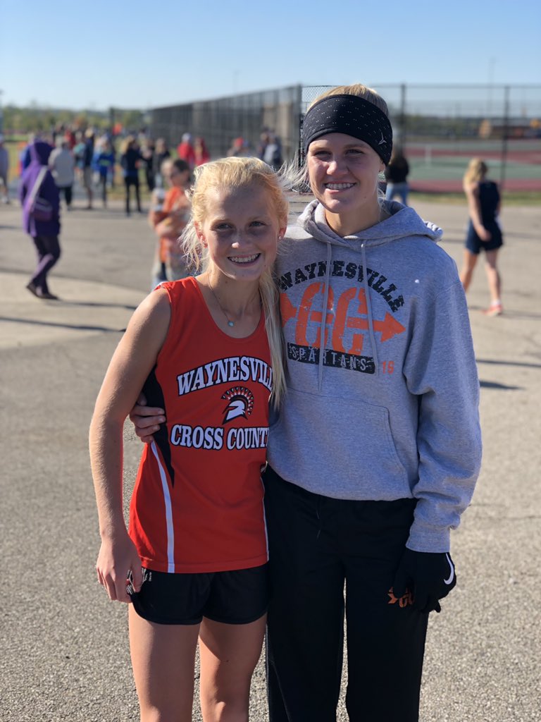 UCBearcat26's tweet image. Congrats at the @SWBLSPORTS Conf cross country meet @HopeErbach High school 1st team all-Conference and 1st place overall  and to @ErbachSamantha 1st place Middle school and a school record. So proud of you both.