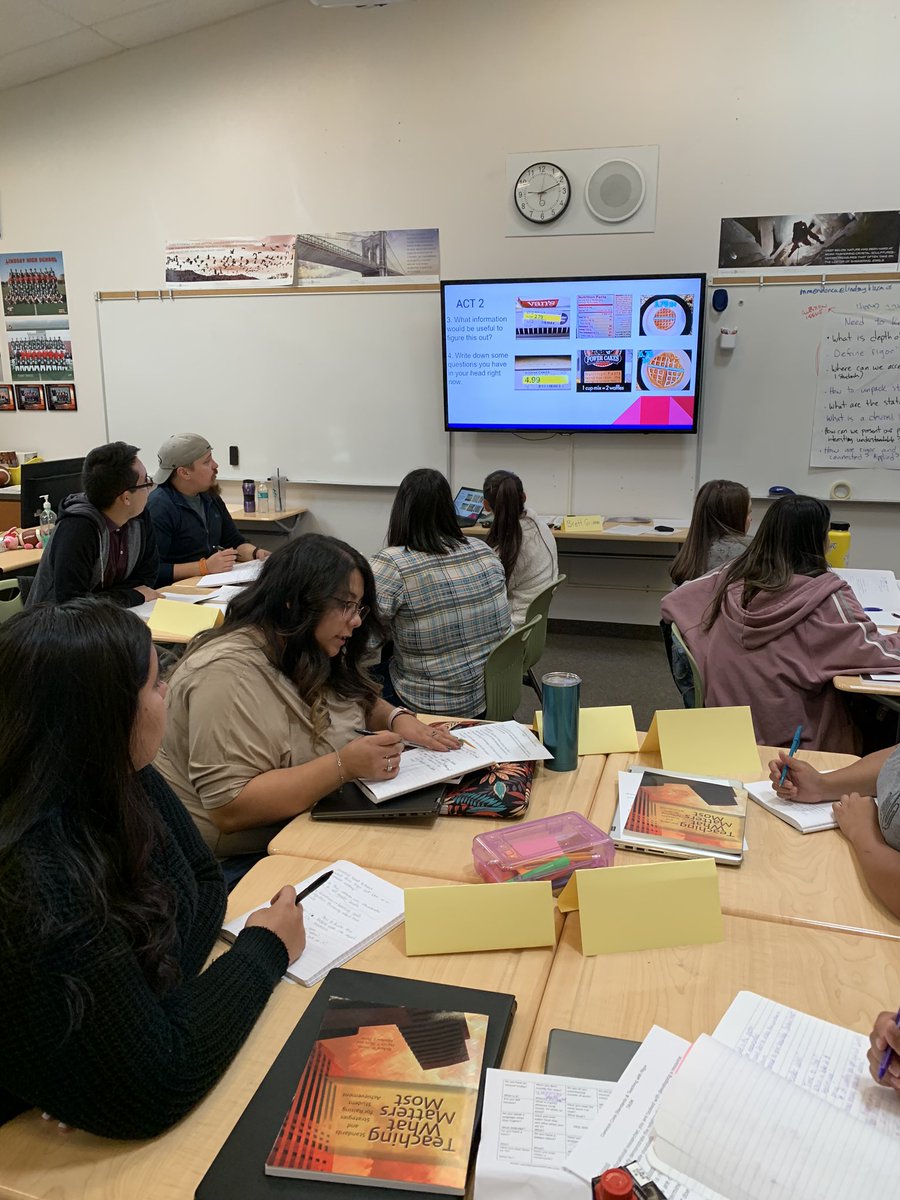 TSLEmpower's tweet photo. Busy morning for our #LFinTraining PIPELINE group this morning. On the agenda today- Common Core 101 and teaching w/Rigor with @LHSGrimm #TSLEmpower #LindsayPride 🍊👩🏽‍🏫👨🏽‍🏫 https://t.co/cu8xgvl86q