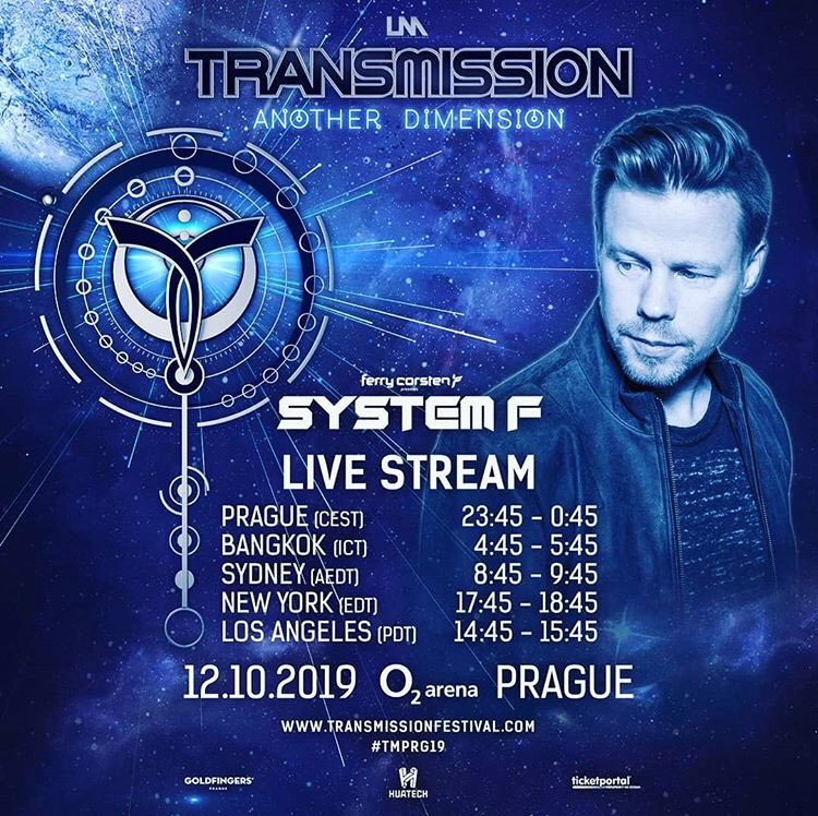 FerryCorsten's tweet image. Catch me live in a little over an hour for a special #SystemF set @TransmissionPRG! #TMPRG19