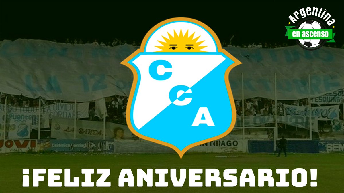 Un 12 de octubre de 1913 se fundaba en la ciudad de La Banda, provincia de Santiago del Estero, el Club #CentralArgentino. ¡Felices 106, Albo! ¡Salud!