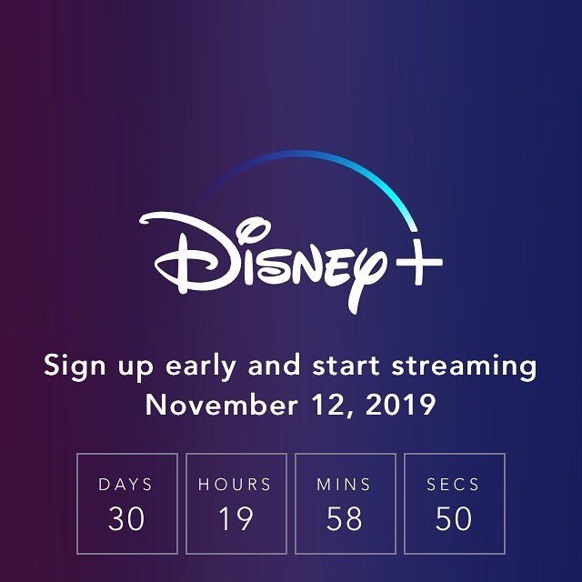 Oh boy, Today’s the 12th of October so only 1 month, 5 weeks and 30 days left until this new streaming service launches! I can’t wait to watch all of my favorite Disney movies and TV series on there! Same goes for Pixar, Marvel, Star Wars and Fox! 😃