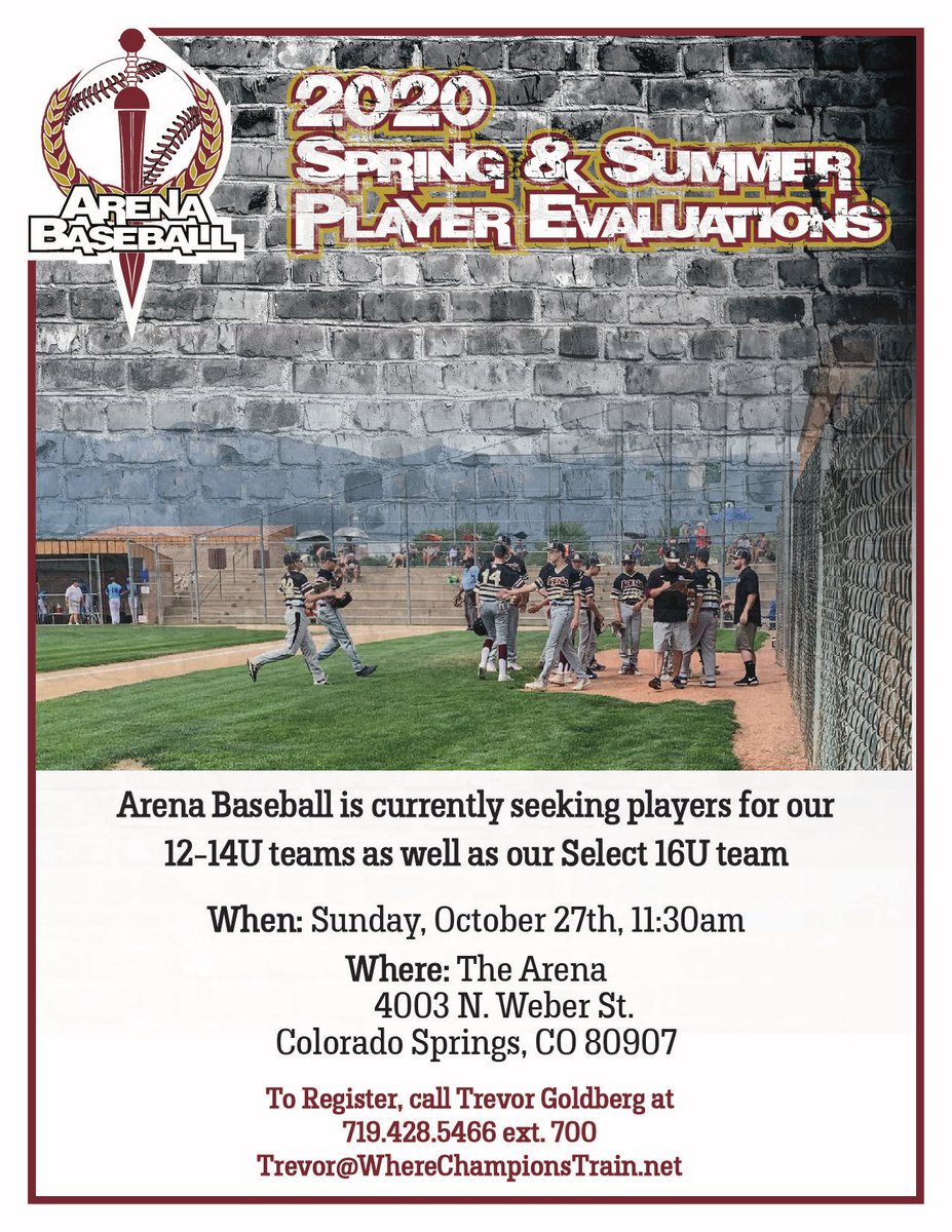 coachbecker3580's tweet photo. Come see what The Arena baseball can do for you! #arenabaseball #coloradospringsbaseball #2020springbaseball https://t.co/EP5gLWq8o0