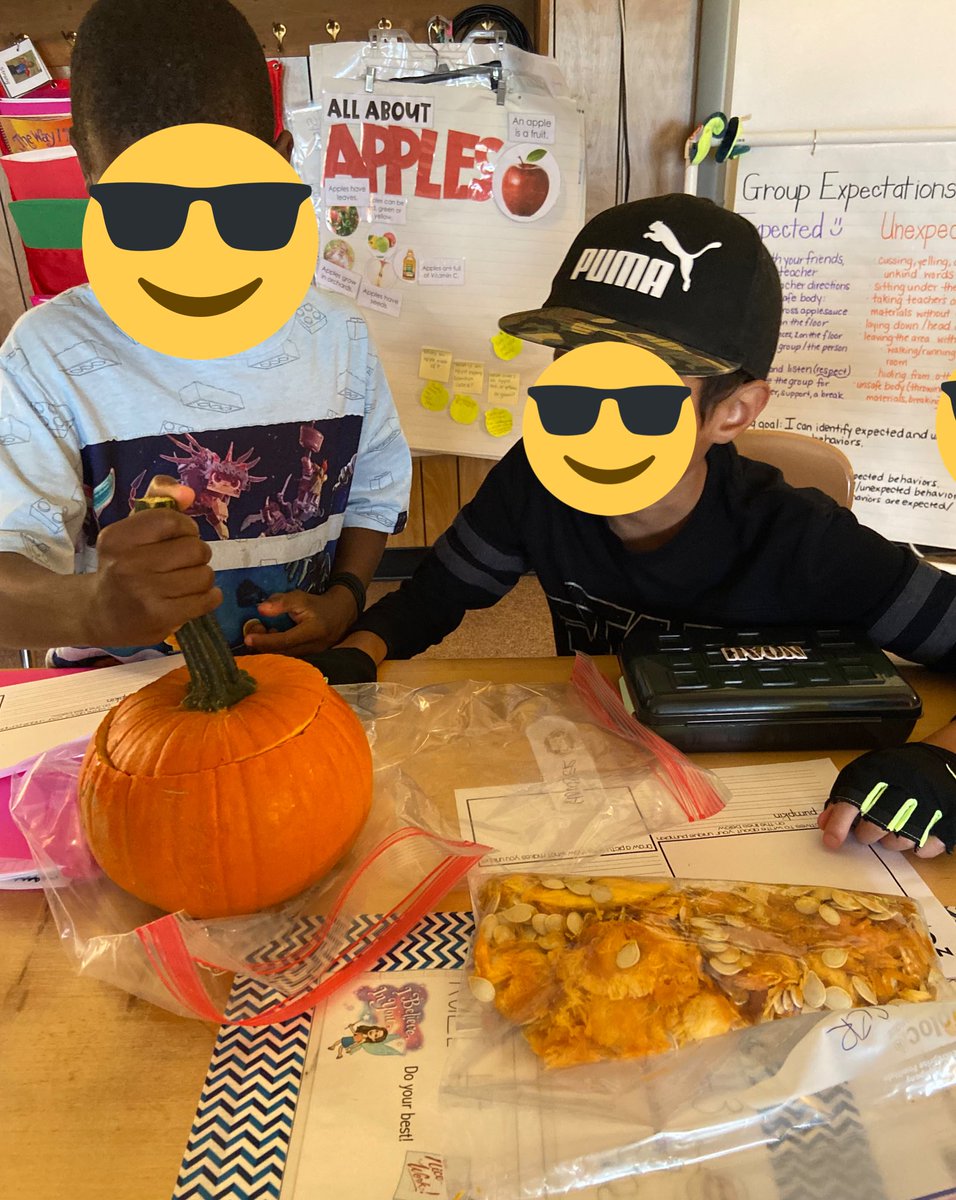 MrsSmith_FCPS's tweet photo. We had a great week using pumpkins and apples to expand our language through describing and comparing! #LESspeech #TeamLES #UnityIsStrength https://t.co/ieCh6a2qpp