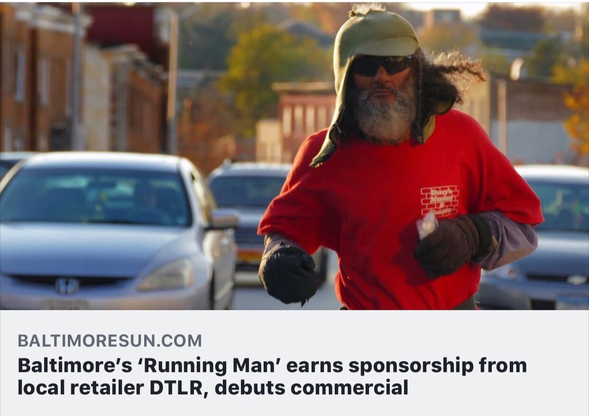 DTLRVILLA's tweet photo. We’re proud to be partners with Baltimore’s Running Man 💪🏾 A Living Legend who inspires millions!!

READ MORE: https://t.co/CaT0fVKwXc

#DTLRRunClub #DTLR #DTLRCommunityOutreach #DareLiveRight 🏃🏾‍♀️🏃🏾‍♂️ https://t.co/HLnDvMDlcZ