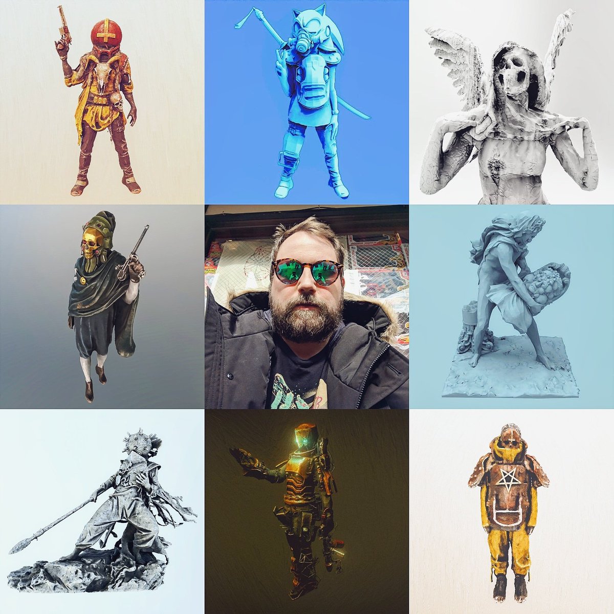 Neeslow's tweet photo. #artvsartist #artvsartist2019 #vr #3d #photogrammetry #kibash #scuplture #characterart #characterdesign #art https://t.co/gIx5KBjom8