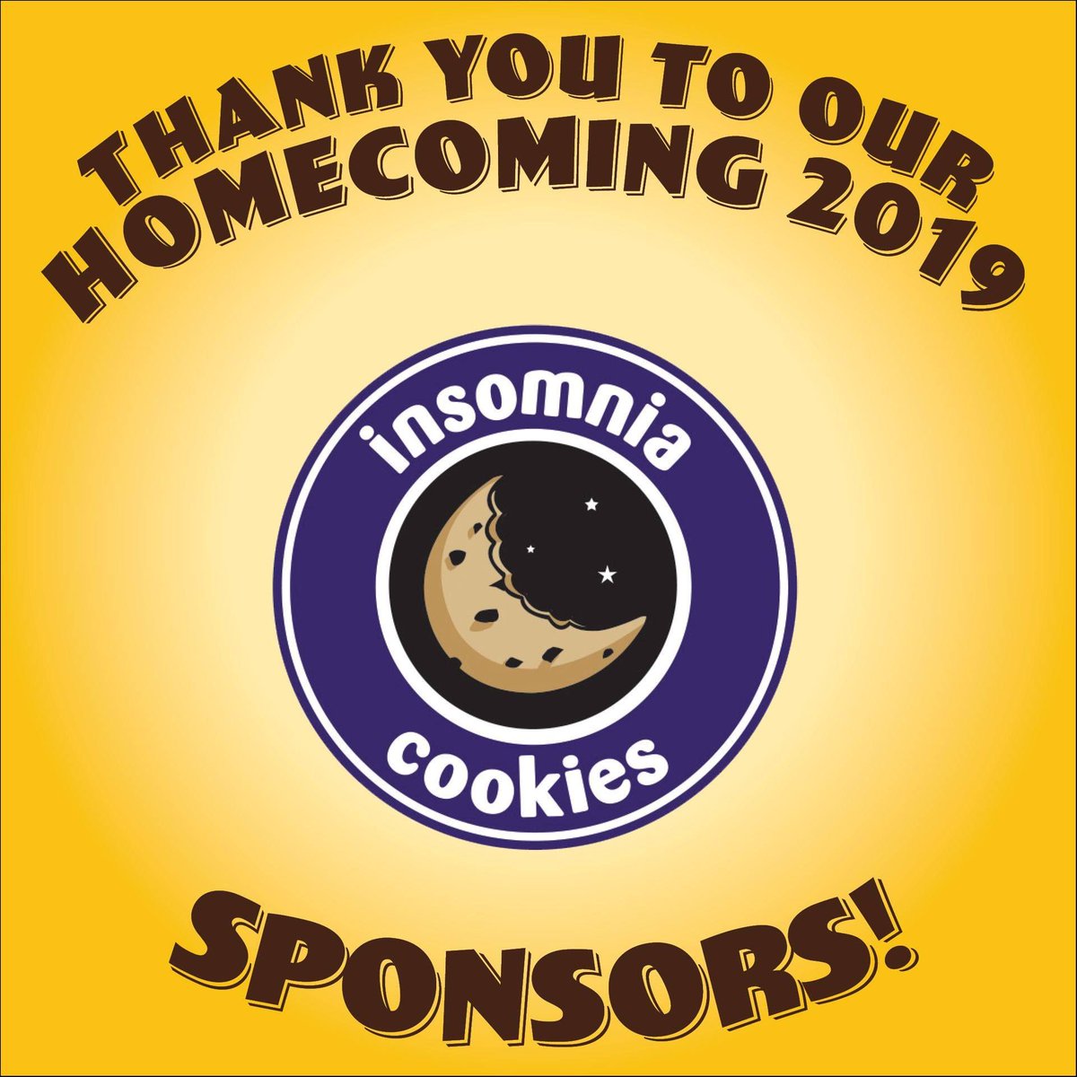 BroncoBash's tweet image. Thank you to our sponsor, Insomnia cookies, for all of their support. Homecoming wouldn't have been so sweet without them!🍪🍪
