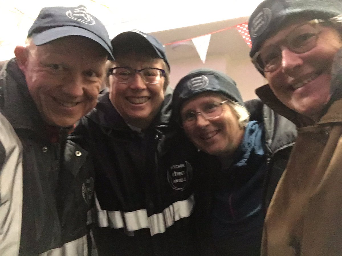 So we are heading out into the rain keep safe everyone and come and say hello!! Tonight we have a guest “observer” the new Minister from <a href="/CCHitchin/">Christchurch Hitchin</a> Val