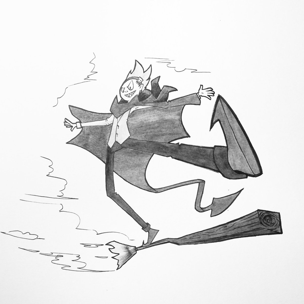 Duncanimation's tweet photo. #Inktober day 12, dragon
#Inktober2019 #characterdesign #witch #fantasy #magic #drawing https://t.co/dPPiTPgaGq