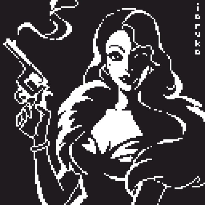 Octobit Day 12: Noir

#pixelart #octobit #ドット絵  #noir 