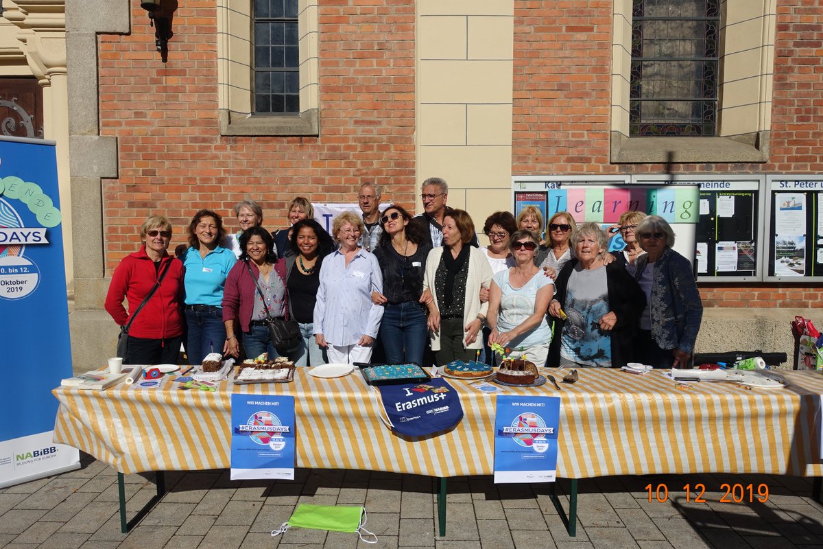 'Erasmusdays 2019 - vhs Olching together with SCHUB - Aktion "Learning is sweet" #@vhs-olching