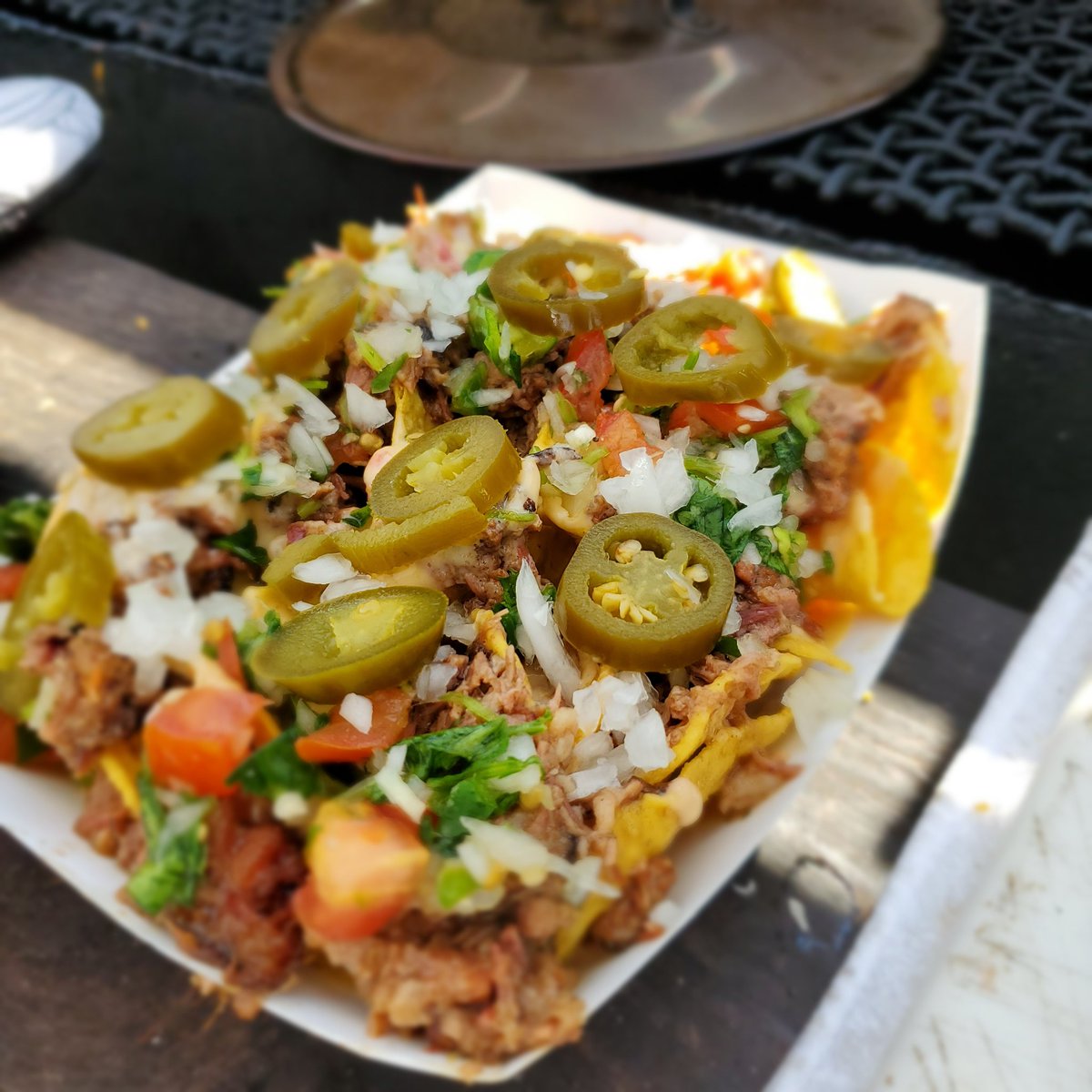 WickedBrisket's tweet photo. Come get some @WickedBrisket nachos and tacos at Nacogdoches and O'Conner! #SavorTheFlavor https://t.co/pDl5tgsYaT