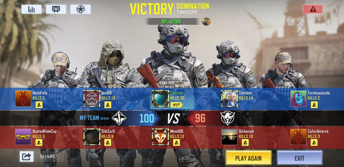 Channiej92's tweet photo. Woopwoop 30 kills in domination #CoDMobile and after that a nice win 2 vs 4 in #PUBGMOBILE #gamingevening 😎🙃 https://t.co/3H5BI3enIf