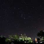 台風一過!都心でこんな澄み渡った綺麗な星空が見れるなんて